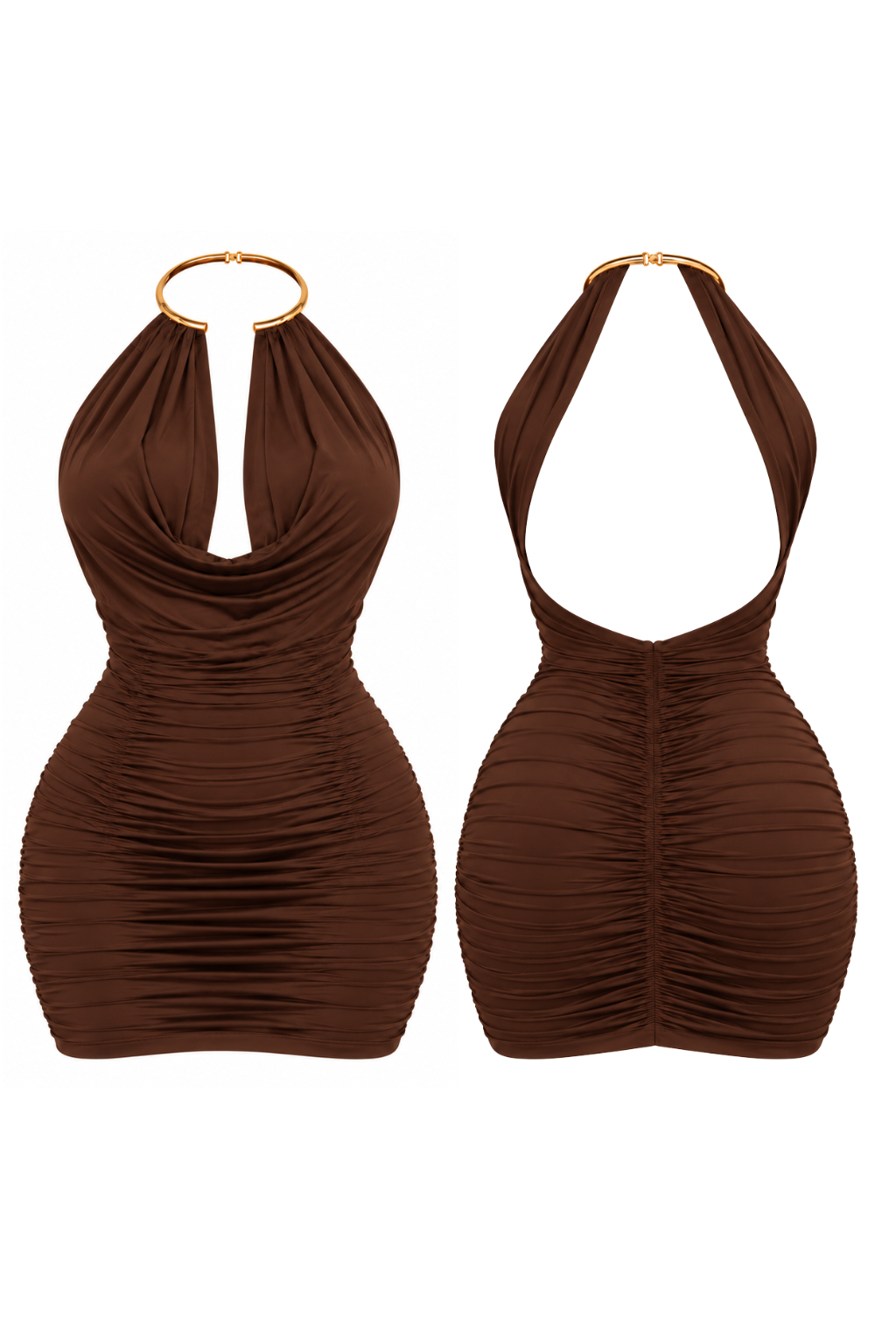 Mocha Muse Mini Dress